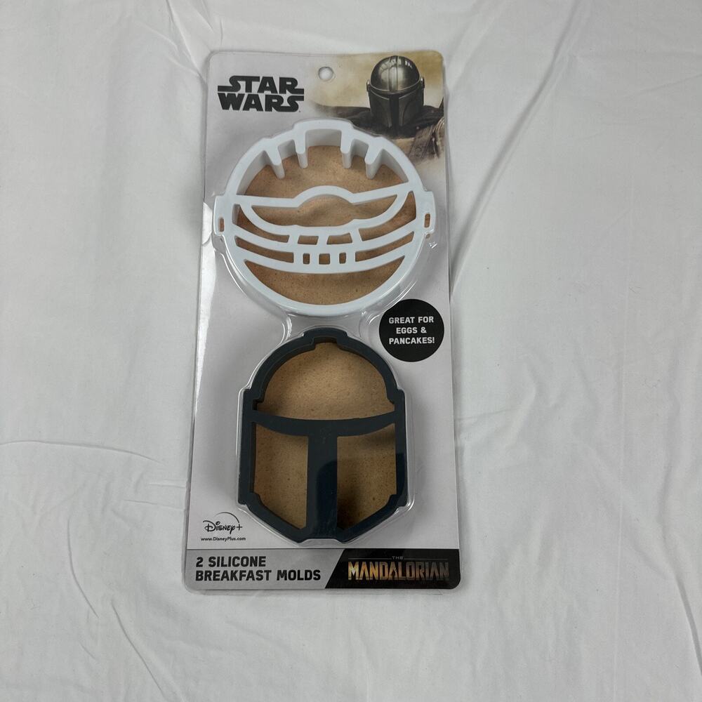 Star Wars The Mandalorian 2 Silicone Egg & Pancake Breakfast Molds Disney